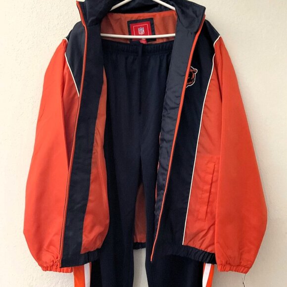 CHICAGO BEARS GAME JACKET AND PANTS VINTAGE 90'S XL - Picture 5 of 14